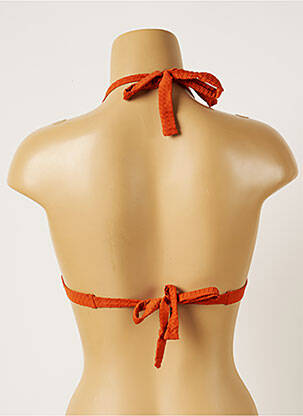 Haut de maillot de bain stretch haut soutien-gorge avec mousse de rembourrage amovible orange BANANA MOON femme