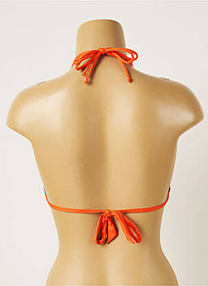 Haut de maillot de bain stretch haut soutien-gorge avec mousse de rembourrage amovible orange BANANA MOON femme