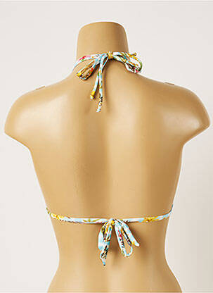 Haut de maillot de bain stretch haut soutien-gorge avec mousse de rembourrage amovible bleu BANANA MOON femme