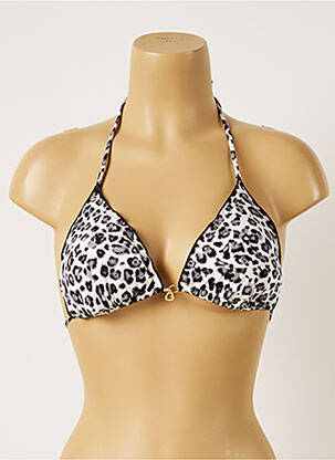 Haut de maillot de bain stretch haut soutien-gorge avec mousse de rembourrage amovible blanc BANANA MOON femme