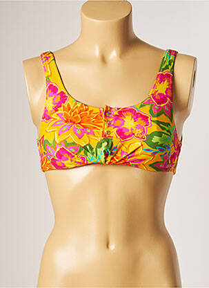 Haut de maillot de bain stretch brassieres jaune BANANA MOON femme