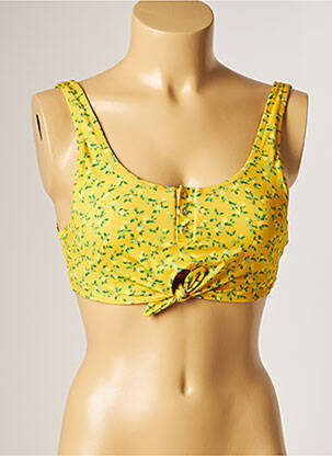 Haut de maillot de bain stretch brassieres jaune BANANA MOON femme