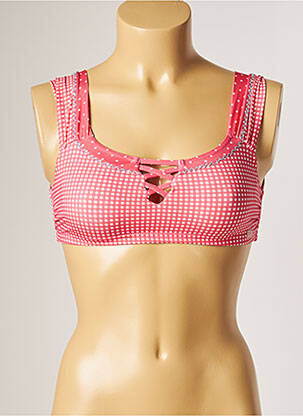 Haut de maillot de bain stretch haut soutien-gorge nageur rose BANANA MOON femme