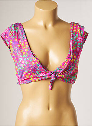 Haut de maillot de bain stretch violet BANANA MOON femme