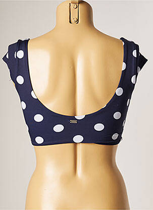 Haut de maillot de bain stretch bleu BANANA MOON femme