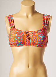 Haut de maillot de bain stretch brassieres orange BANANA MOON femme