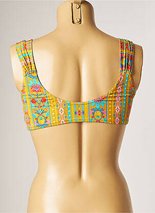 Haut de maillot de bain stretch brassieres jaune BANANA MOON femme