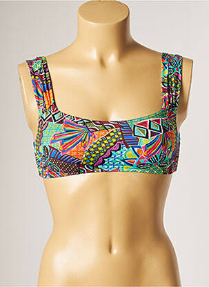 Haut de maillot de bain stretch bralettes bleu BANANA MOON femme