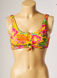 Haut de maillot de bain stretch brassieres jaune BANANA MOON femme