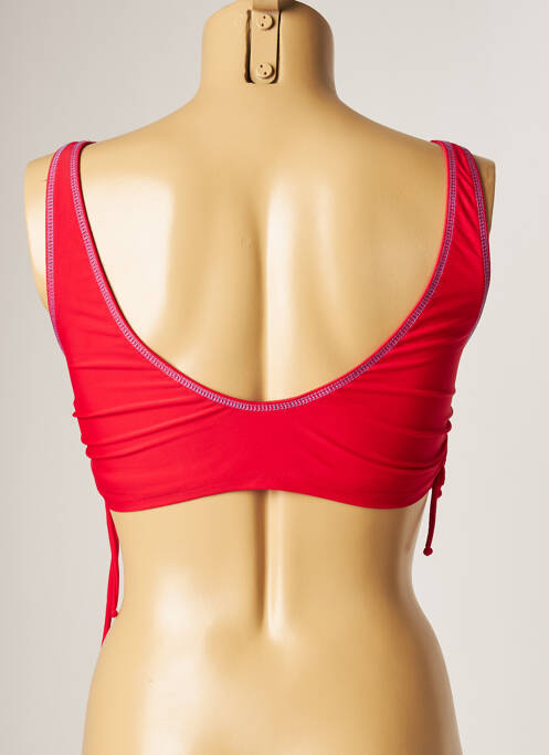 Haut de maillot de bain rouge BANANA MOON pour femme