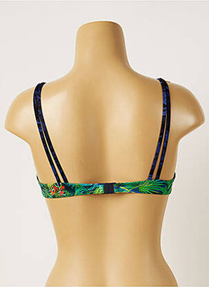 Haut de maillot de bain stretch haut triangles vert BANANA MOON femme