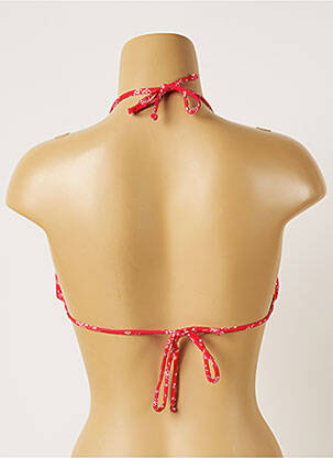 Haut de maillot de bain stretch haut triangles rouge BANANA MOON femme
