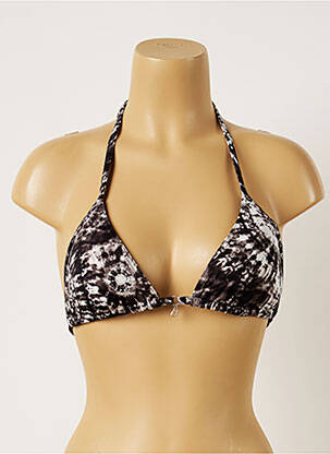 Haut de maillot de bain stretch haut triangles noir BANANA MOON femme