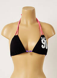Haut de maillot de bain stretch haut triangles noir BANANA MOON femme