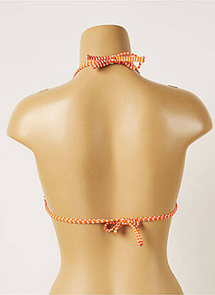 Haut de maillot de bain stretch haut triangles orange BANANA MOON femme