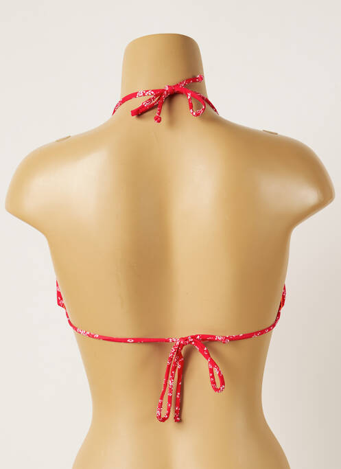 Haut de maillot de bain rouge BANANA MOON pour femme