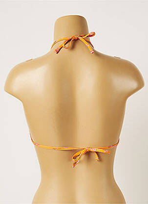 Haut de maillot de bain stretch haut soutien-gorge avec mousse de rembourrage amovible orange BANANA MOON femme