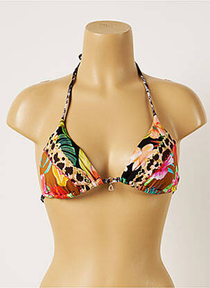 Haut de maillot de bain stretch haut soutien-gorge moulé noir BANANA MOON femme