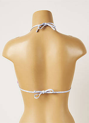Haut de maillot de bain stretch haut soutien-gorge avec mousse de rembourrage amovible bleu BANANA MOON femme