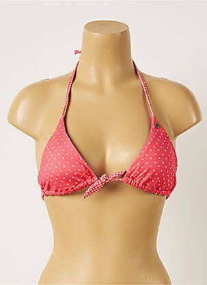Haut de maillot de bain stretch haut soutien-gorge avec mousse de rembourrage amovible rose BANANA MOON femme
