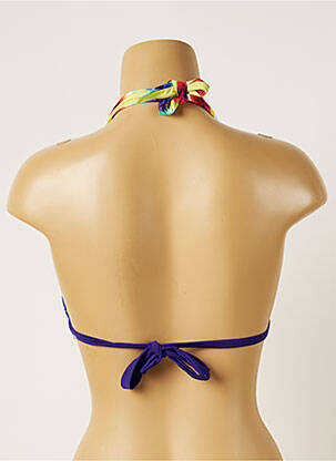 Haut de maillot de bain stretch haut soutien-gorge avec mousse de rembourrage amovible bleu BANANA MOON femme