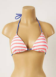 Haut de maillot de bain stretch haut soutien-gorge avec mousse de rembourrage amovible rose BANANA MOON femme