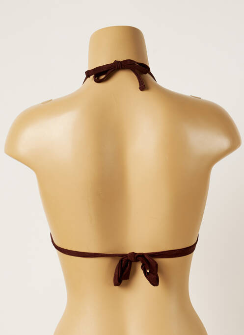 Haut de maillot de bain marron BANANA MOON pour femme