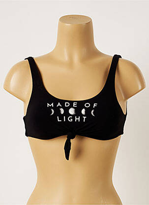 Haut de maillot de bain stretch haut soutien-gorge moulé noir BANANA MOON femme