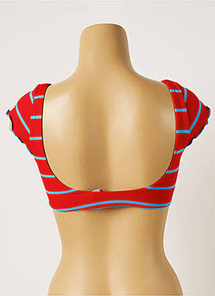 Haut de maillot de bain stretch rouge BANANA MOON femme