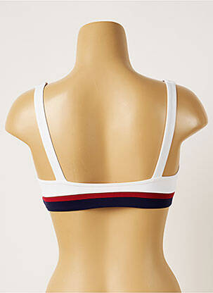 Haut de maillot de bain stretch haut soutien-gorge moulé blanc BANANA MOON femme