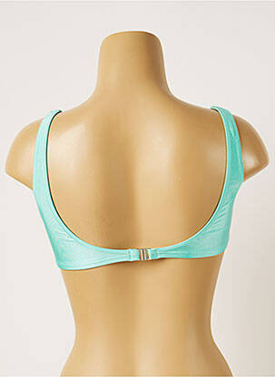 Haut de maillot de bain stretch haut soutien-gorge moulé vert BANANA MOON femme