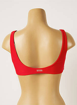 Haut de maillot de bain stretch haut soutien-gorge moulé rouge BANANA MOON femme