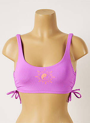 Haut de maillot de bain stretch violet BANANA MOON femme
