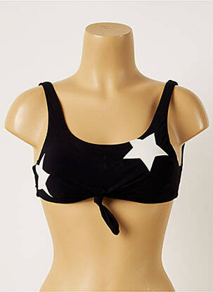 Haut de maillot de bain stretch haut soutien-gorge moulé noir BANANA MOON femme