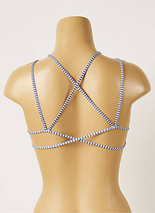 Haut de maillot de bain stretch bleu BANANA MOON femme