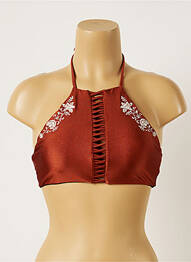 Haut de maillot de bain stretch marron BANANA MOON femme
