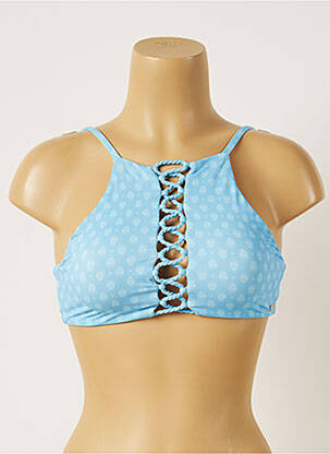 Haut de maillot de bain stretch bleu BANANA MOON femme