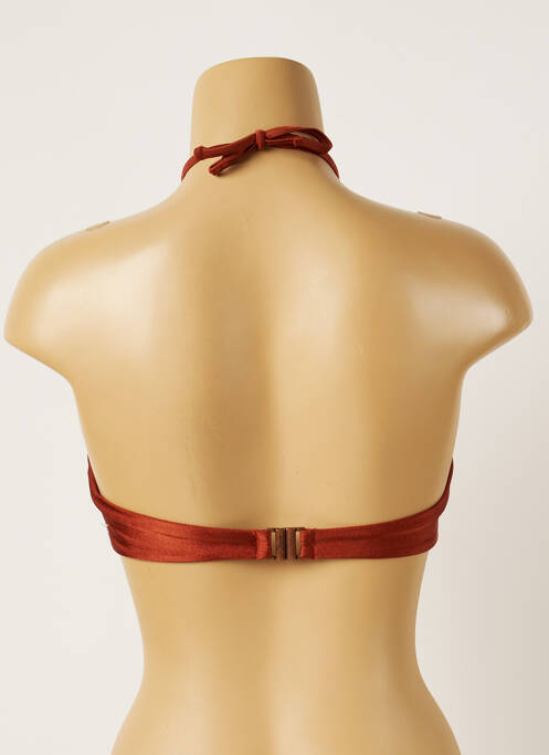 Haut de maillot de bain marron BANANA MOON pour femme