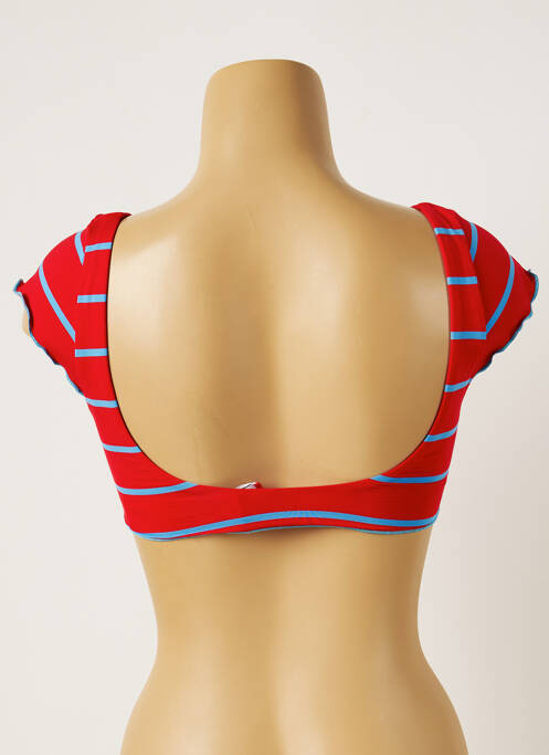 Haut de maillot de bain rouge BANANA MOON pour femme