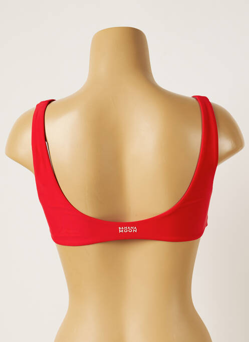 Haut de maillot de bain rouge BANANA MOON pour femme