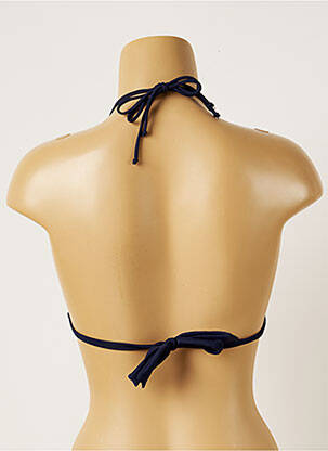 Haut de maillot de bain stretch haut soutien-gorge avec mousse de rembourrage amovible bleu BANANA MOON femme