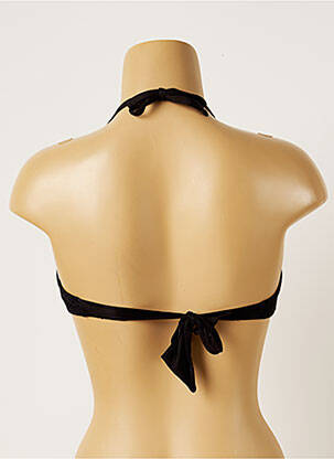 Haut de maillot de bain stretch haut soutien-gorge avec mousse de rembourrage amovible noir BANANA MOON femme