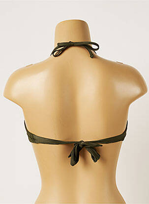 Haut de maillot de bain stretch haut soutien-gorge avec mousse de rembourrage amovible vert BANANA MOON femme