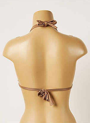 Haut de maillot de bain stretch haut soutien-gorge avec mousse de rembourrage amovible noir BANANA MOON femme
