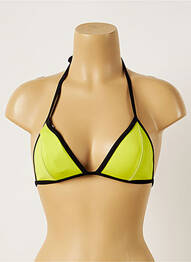 Haut de maillot de bain stretch haut triangles vert BANANA MOON femme