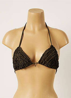 Haut de maillot de bain stretch haut triangles vert BANANA MOON femme
