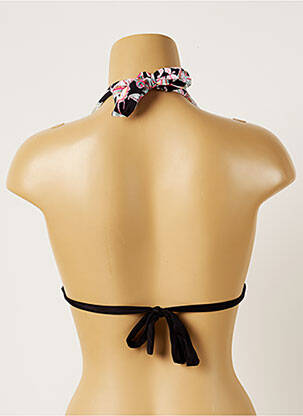Haut de maillot de bain stretch haut soutien-gorge avec mousse de rembourrage amovible noir BANANA MOON femme