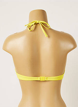 Haut de maillot de bain stretch haut soutien-gorge avec mousse de rembourrage amovible jaune BANANA MOON femme