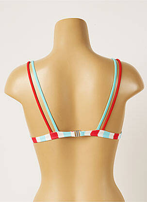 Haut de maillot de bain stretch haut soutien-gorge avec mousse de rembourrage amovible bleu BANANA MOON femme