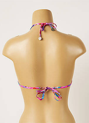 Haut de maillot de bain stretch haut soutien-gorge avec mousse de rembourrage amovible rose BANANA MOON femme